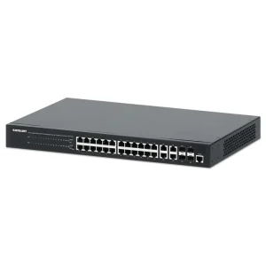 Switch Intellinet 24 Portas Gigabit + 4 Gigabit Gerível + Combo Base-T/SFP