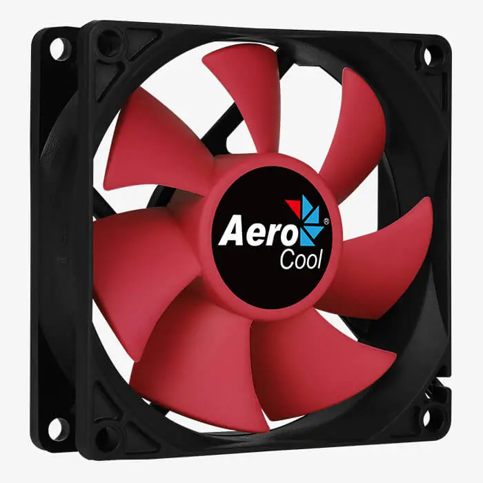 AEROCOOL FORCE FAN, 80MM, BLACK, 3&4PIN, CURVED