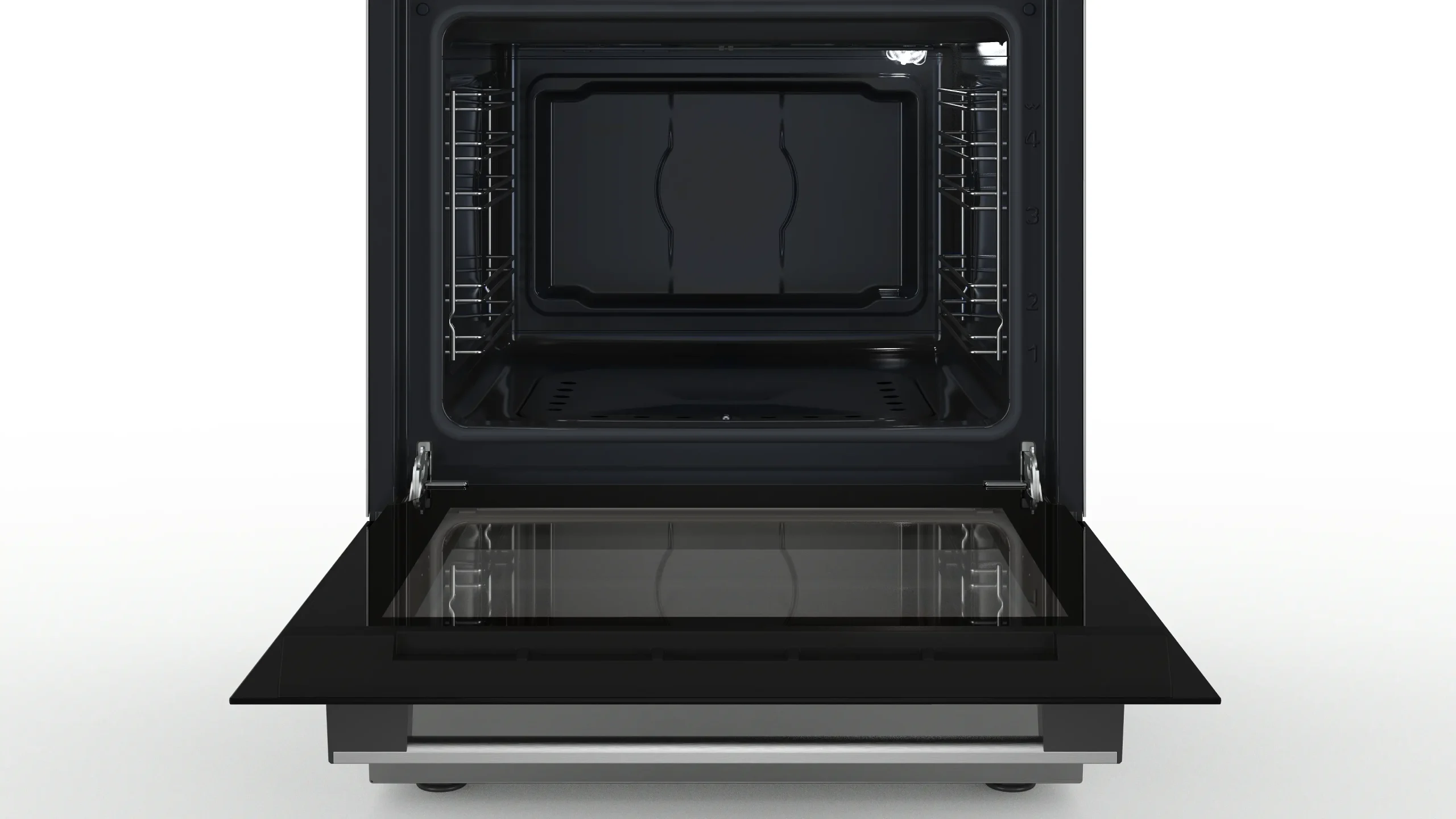 Fogão Bosch 60cm Gás Série 2 Forno Gás Branco/Esmalte