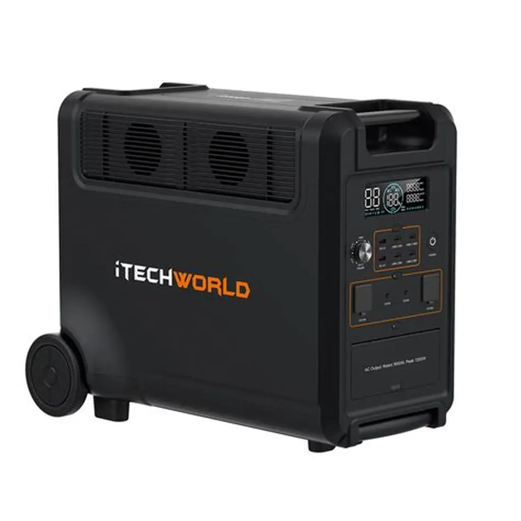 Power Station Portátil WinTech 3600Wh com 2 Baterias