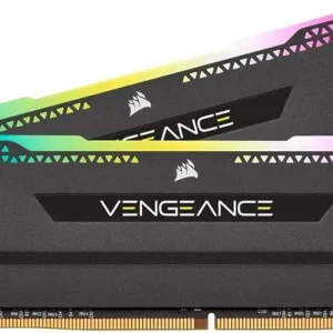 Kit de Memória RAM Corsair Vengeance RGB Pro SL 16GB (2x8GB) DDR4 3200MHz CL16 Preto