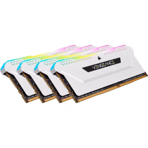 Kit de Memória RAM Corsair Vengeance RGB Pro SL 32GB (4x8GB) DDR4-3200MHz CL16 Branca